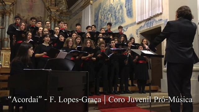 “Acordai” - F. Lopes-Graça | Coro Juvenil Pró-Música | Dir. Rui Silva смотреть онлайн