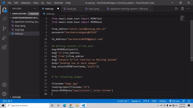 Attaching one or more images in Emails With python смотреть онлайн