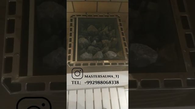 #Укладка камней в электрическом Пече #sawo смотреть онлайн