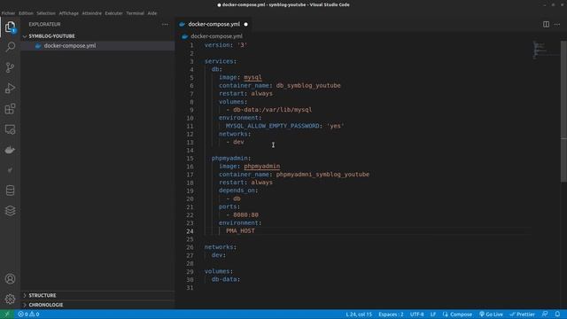 ? Un blog de A à Z en #Symfony 6 - #Docker pour l'environnement de travail - 002 смотреть онлайн