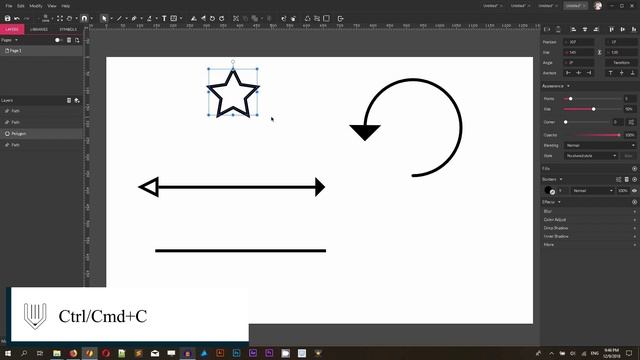 How to draw an arrow in Gravit Designer. Simple, rotation and custom arrows in Gravit смотреть онлайн