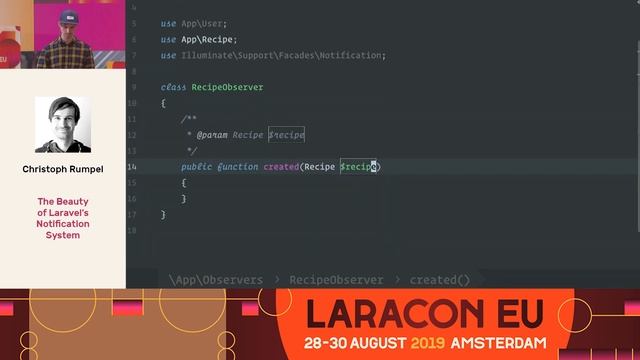 The Beauty of Laravel's Notification System by Christoph Rumpel смотреть онлайн