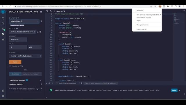 [Solved] Injected Web3 is not working in (Remix IDE) Browser-Solidity | Hindi смотреть онлайн