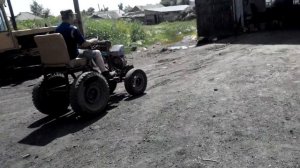 Самодельный минитрактор с двигателем зид 4.5