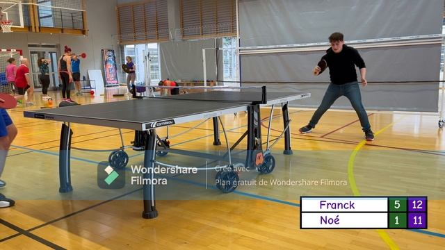 Tennis De Table - Franck Vs Noé - Set 7 & 8 - 14/11/2023