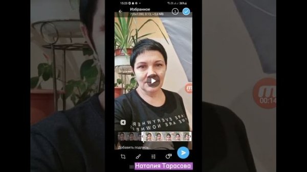 Как сделать гифку в телеграме в 1 клик I Как сделать гифку из видео I Gif