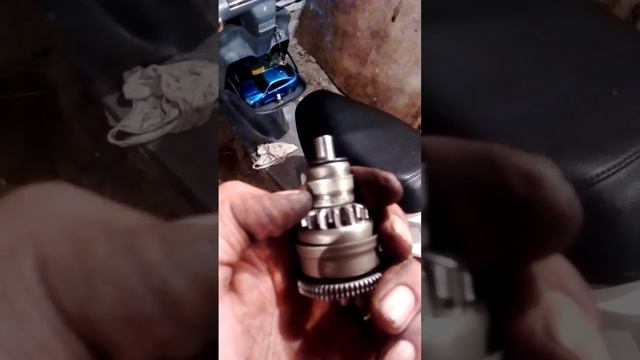 скутер плохо заводится со стартера.Проблема с бендиксом. смотреть онлайн