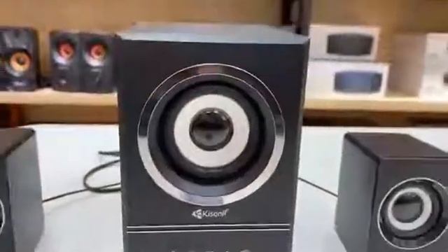 Kisonli BU2700BT Subwoofer Speaker System with Bluetooth/AUX/TF Card/UDIS & Remote смотреть онлайн