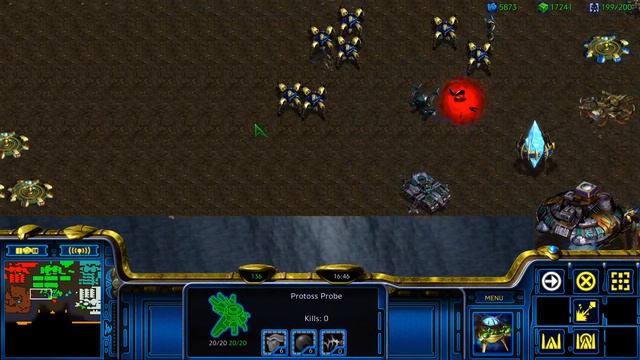 starcraft broodwar online vs insane AI impossible смотреть онлайн