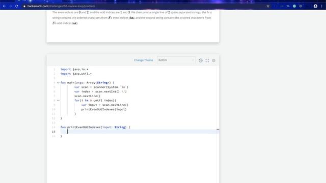 Day 6: Let's Review : Loops : Strings : HackerRank : Kotlin : Beginners : 30 Days of Code смотреть онлайн