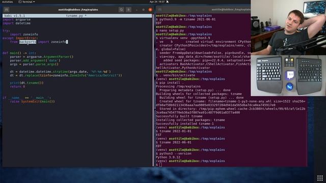 how to use python backports + setup.py (intermediate) anthony explains #428 смотреть онлайн