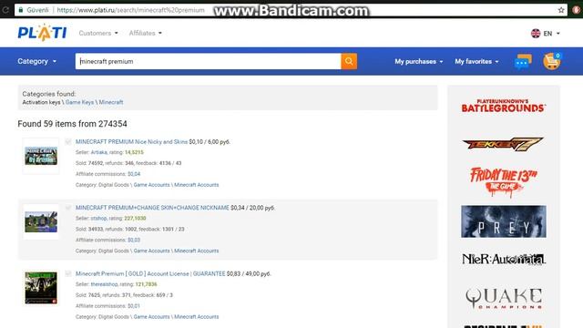 SADECE 1 TL YE MİNECRAFT PREMİUM смотреть онлайн