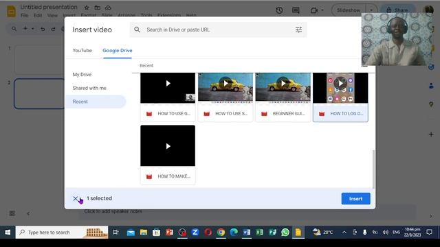 How to Add or Insert Video to Google Slides Presentation - смотреть онлайн