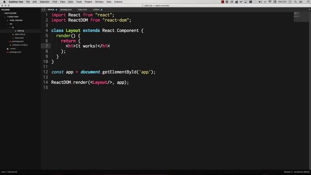 REACT JS TUTORIAL #1 - Reactjs Javascript Introduction & Workspace Setup смотреть онлайн