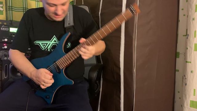 12/8 Fusion Shuffle (Strandberg Boden Standard 6 Tremolo & Fractal AX8) #guitar #strandberg #fracta