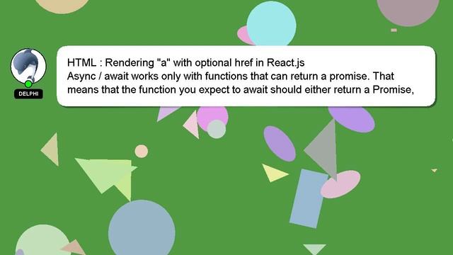 HTML : Rendering "a" with optional href in React.js смотреть онлайн