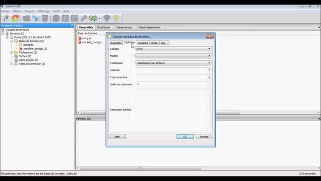 [Postgresql] Tutorial 10 : Création d'une base de données смотреть онлайн