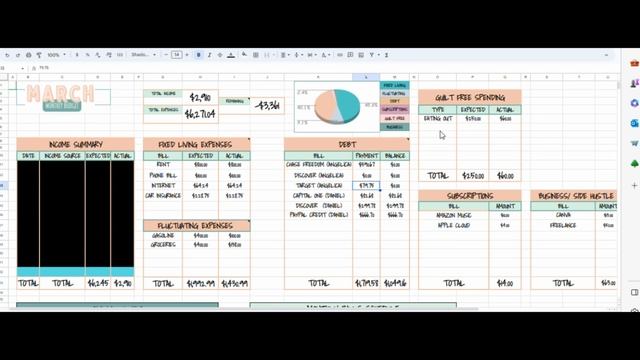 Budget With Me | Budget Overview March 2023 смотреть онлайн