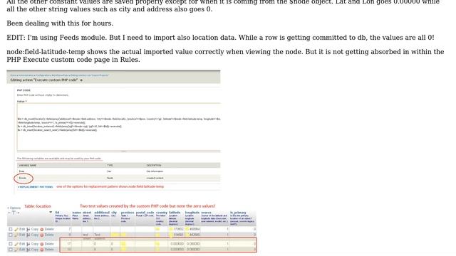Drupal: $node object not populating with data смотреть онлайн