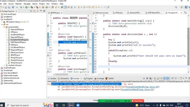 Exception Handling In Java -Part1| Basics of Exception Handling | смотреть онлайн