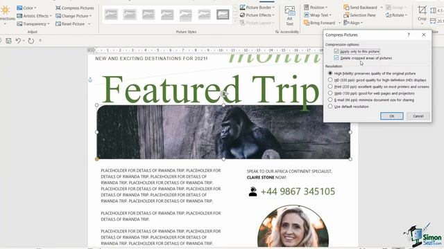 How to Compress Pictures in Microsoft Word: Reduce Image Size смотреть онлайн