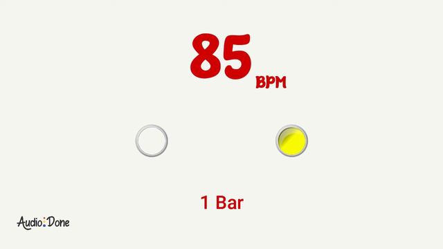 Metronome | 85 BPM | 4/4 Time 1Bar смотреть онлайн