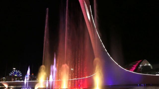 Сочи 2018 Поющие фонтаны ("Кукушка" П. Гагарина) смотреть онлайн