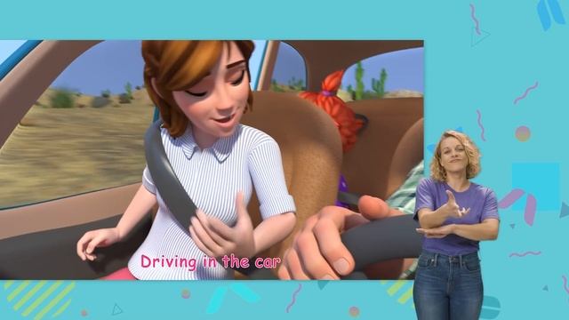 Are We There Yet? | MyGo! Sign Language For Kids | CoComelon - Nursery Rhymes | ASL смотреть онлайн