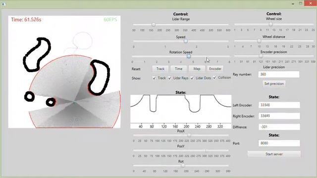 2D SLAM data generator смотреть онлайн