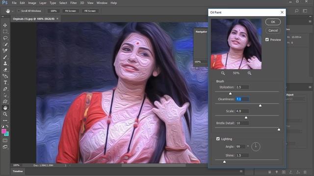 How To Use Oil Paint Filter in Photoshop cc 2017. Bangla Tutorials смотреть онлайн