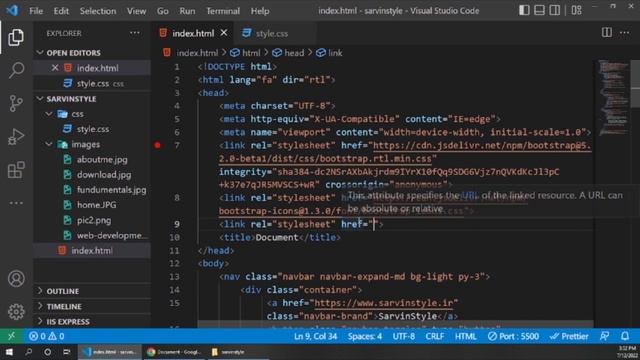 ساخت سایت با Bootstrap 5 (طراحی سایت تک صفحه ای از صفر تا صد) смотреть онлайн