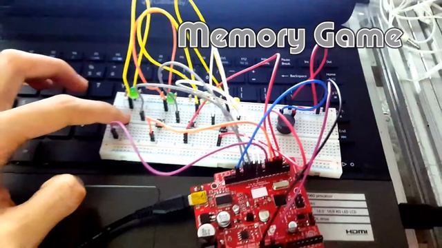 Memory Game + gizDuino LIN (Arduino UNO board compatible) смотреть онлайн