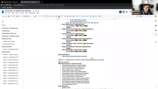 Kubernetes Release Team Meeting for 20230317 смотреть онлайн