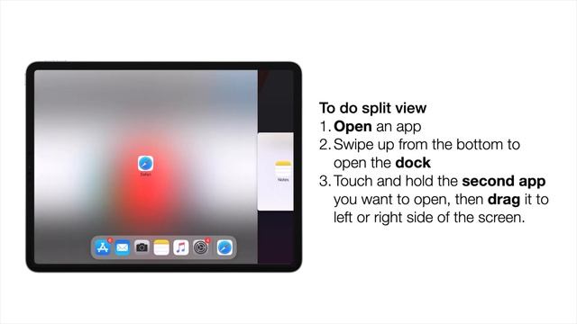 How to do split view | iPad's multitasking feature смотреть онлайн