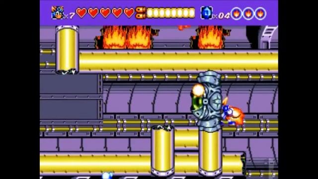LONGTHROUGH - Sparkster Rocket Knight Adventures 2 (SEGA GENESIS) смотреть онлайн