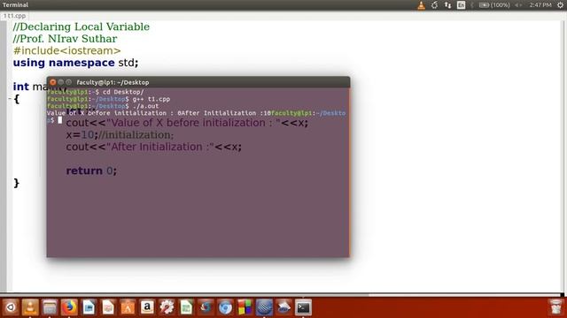Local varibale in c++ with default value and address смотреть онлайн