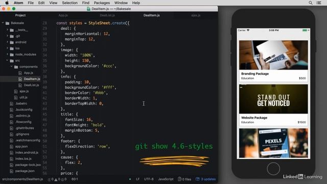 05 Building a Data-Driven App in React Native | Introduction and preview смотреть онлайн