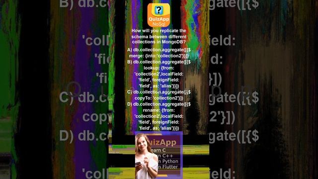 NoSql How Will You Replicate The Schema Between Different Collections In MongoDB