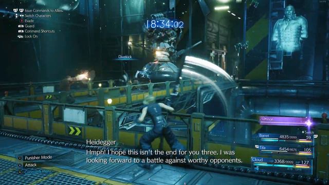 Final Fantasy 7 REMAKE - Airbuster Boss Fight 2x HP Mod Hard Mode смотреть онлайн