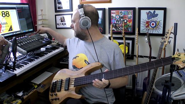 Rotosound Black Nylon Flatwound Bass Strings RS88 5LD Tru Bass Demo смотреть онлайн
