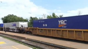 7_13_2021 - Trains Receiving Crew Changes at Fort Madison, IA