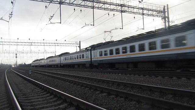 Электропоезд ЭД4М-0451 ЦППК станция Ворсино 24.03.2019 смотреть онлайн