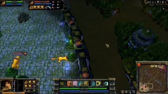 Nidalee Blue side Base Jump смотреть онлайн