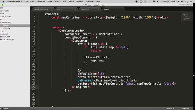 React with Google Maps смотреть онлайн