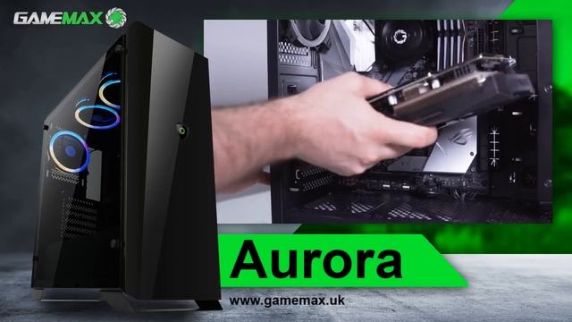 Aurora RGB Midi Tempered Glass Gaming Case Build by eTeknix смотреть онлайн