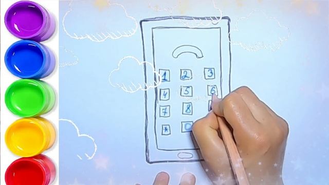 Bolajon Telefon Rasm chizish | сурет салу телефон | Рисунок Для Детей | Zeichnen für Kinder. смотреть онлайн