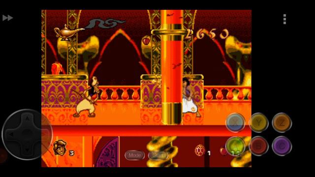 Aladdin на Sega MD (прохождение 7) Завершение истории. Волшебник исчез!!!??? смотреть онлайн