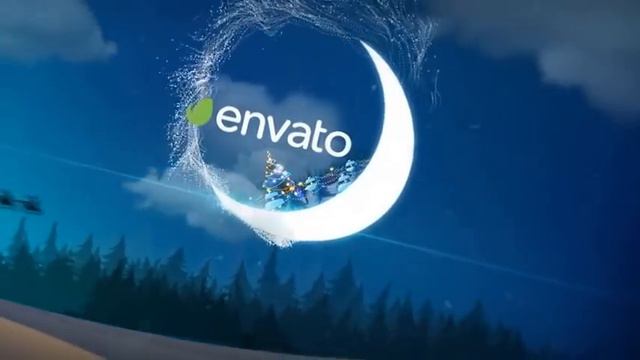 After Effects projects - Christmas in Moon смотреть онлайн