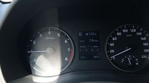 Расход бензина на солярисе 2018 г  двигатель 1.4 автомат.