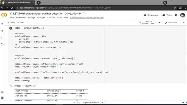 LSTM Autoencoder for Anomaly Detection (Python) смотреть онлайн